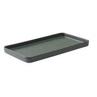 SERVIERPLATTE RAW 34 cm  - Grün, Basics, Keramik (34cm) - Aida