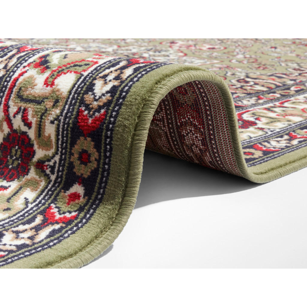 Thumbnail - Hanse Home Vintage-Teppich Mirkan, Olivgrün, Mehrfarbig, Kunststoff, orientalisch, rechteckig, 160x230 cm, Oeko-Tex® Sta...