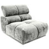SOFAELEMENT in Flachgewebe Grau  - Grau, Modern, Textil (81/86/113cm) - MID.YOU