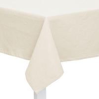 TISCHDECKE Juno 135/220 cm  - Weiß, KONVENTIONELL, Textil (135/220cm)