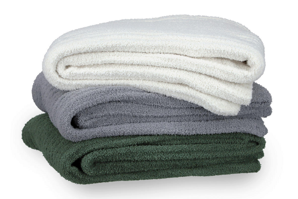 PLAID E-Cuddle 130/170 cm  - Dunkelgrün/Grün, Basics, Textil (130/170cm) - Esprit