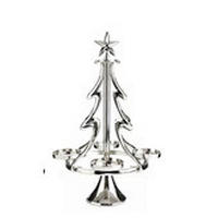 ADVENTSKRANZ  - Silberfarben, Basics, Metall (27,0/50,0/27,0cm)