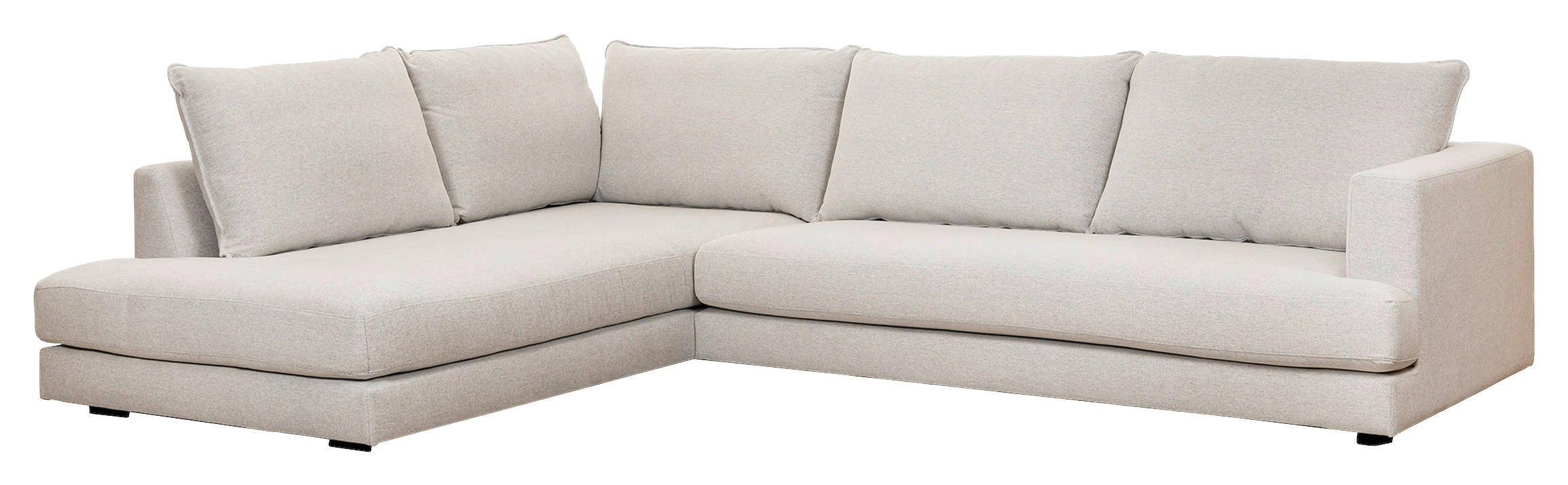 SOFFA i vit  - vit/svart, Basics, metall/trä (315/82/230cm) - Pure Home Comfort