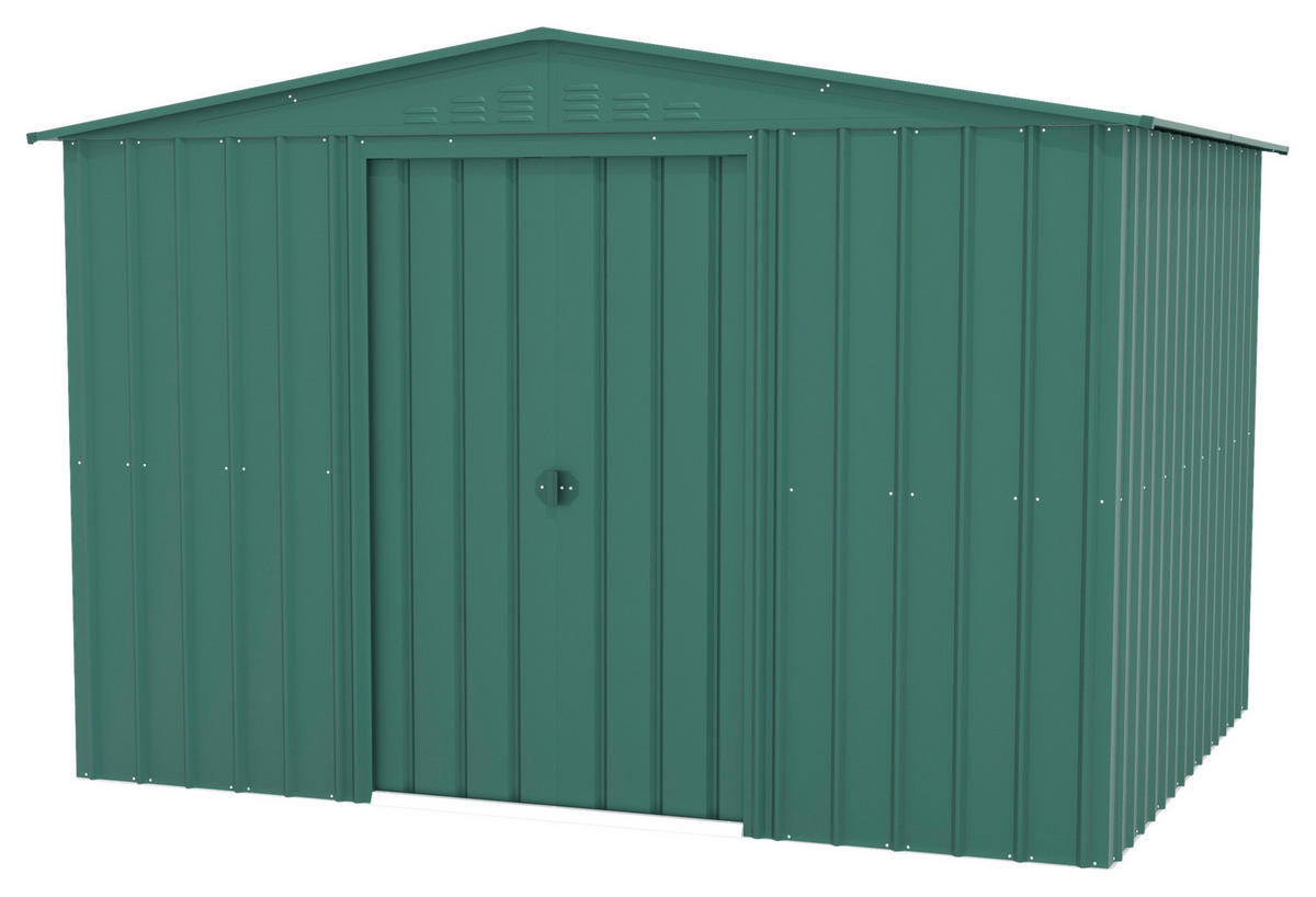 GERÄTEHAUS 308/202/247 cm  - Dunkelgrün, Basics, Metall (308/202/247cm)