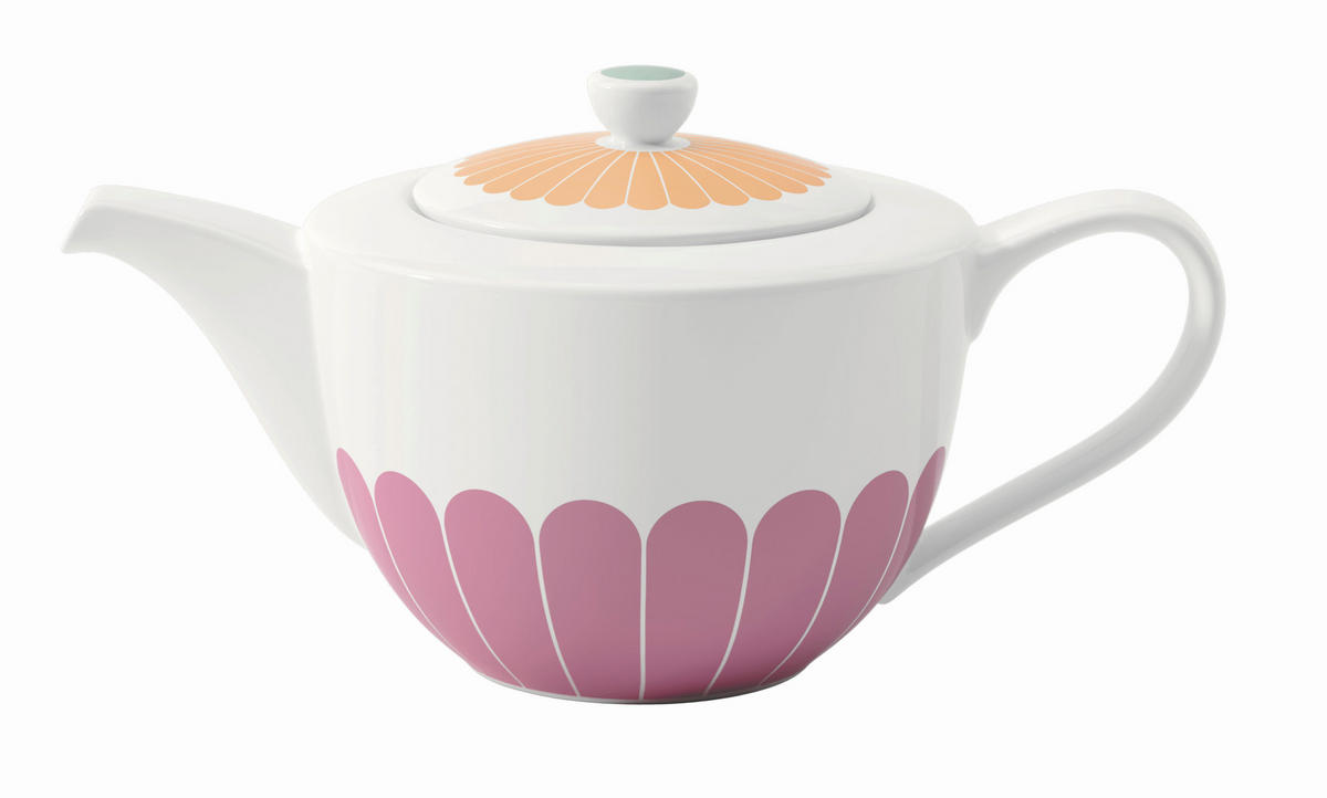 TEEKANNE Fleur couleur  - Gelb/Rosa, KONVENTIONELL, Keramik (27,5/15,5/14,0cm) - Villeroy & Boch