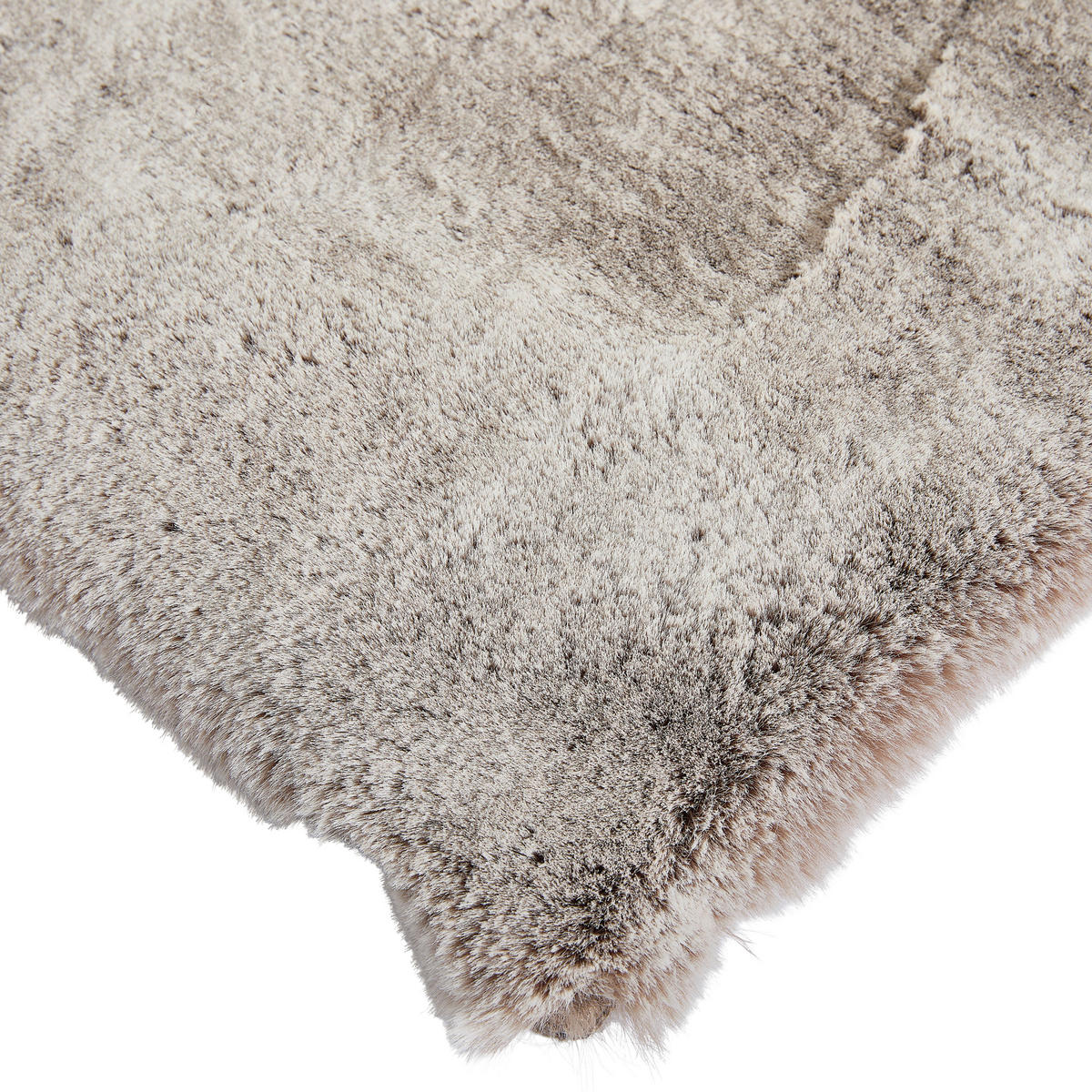 HOCHFLORTEPPICH 160/230 cm Braun, Weiß rechteckig  - Braun/Weiß, Basics, Textil (160/230cm) - Novel