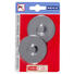 MONTAGEPLATTEN - Chromfarben, Basics, Kunststoff (6,1/1,4cm) MONTAGEPLATTEN - Chromfarben, Basics, Kunststoff (6,1/1,4cm)