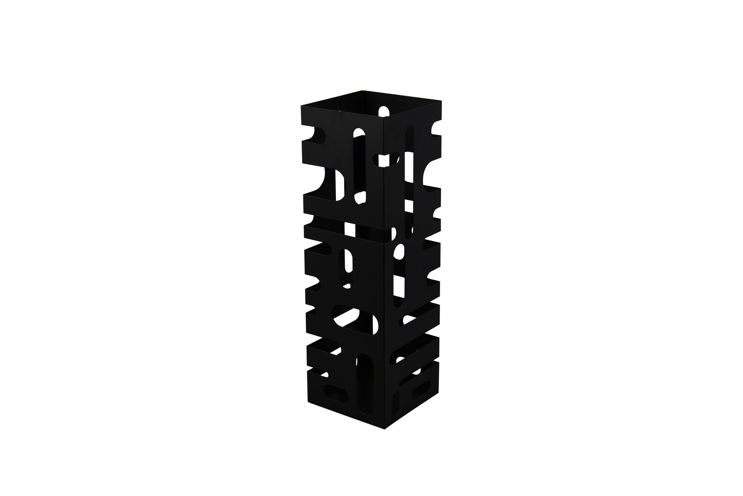 SCHIRMSTÄNDER Metall Schwarz  - Schwarz, Design, Metall (15,5/49/15,5cm) - Milino
