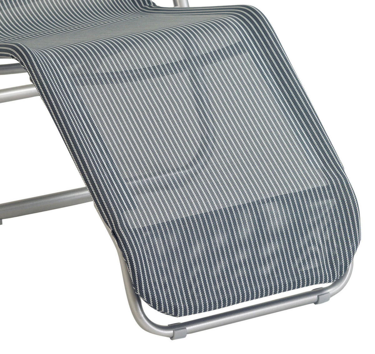 Sonnenliege Calypso aus 52/39/137 cm  - Grau, MODERN, Textil/Metall (52/39/137cm) - Acamp