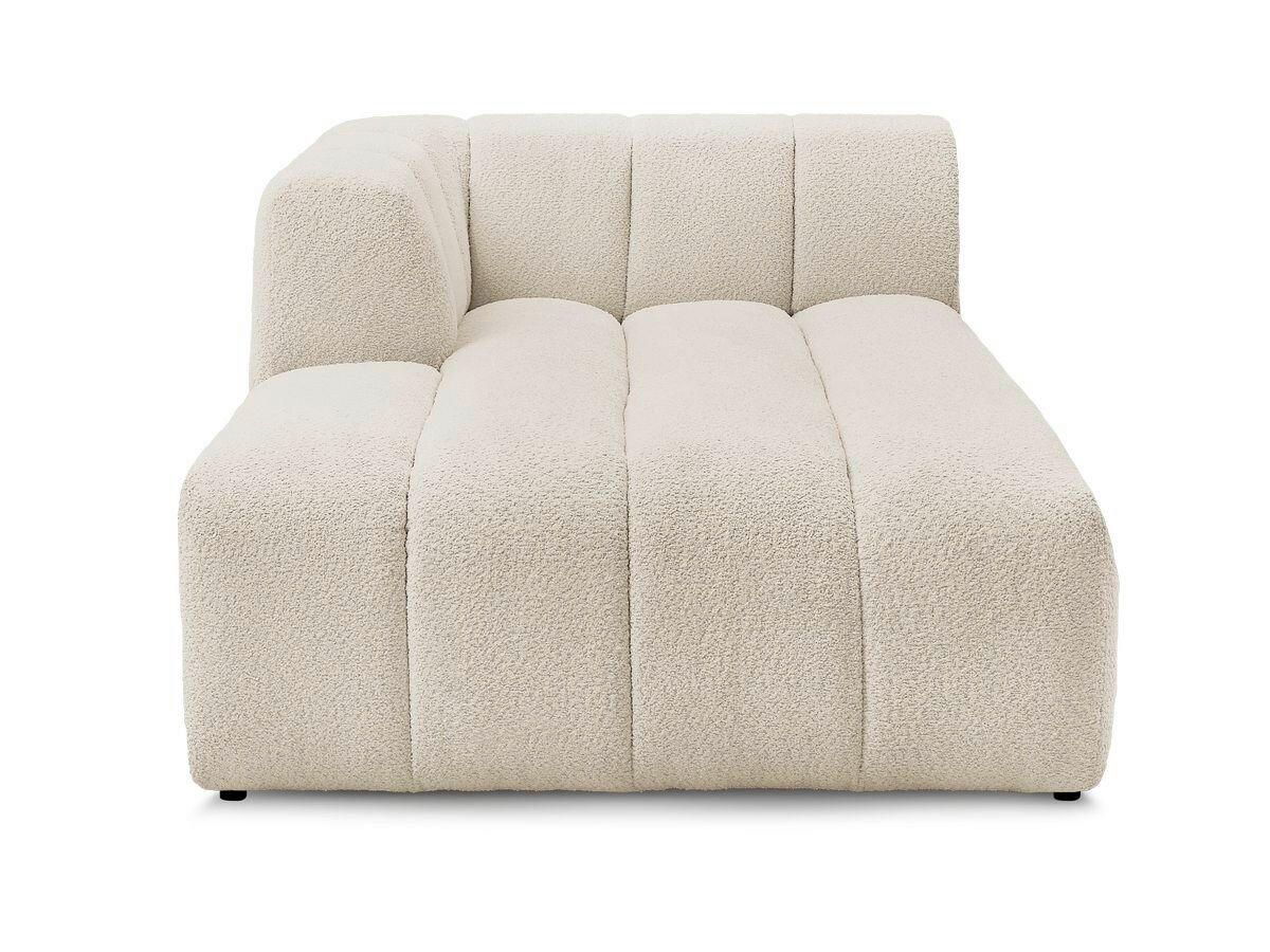 SOFAELEMENT ANNECY Bouclé Beige  - Beige/Schwarz, MODERN, Kunststoff/Textil (120/72/170cm)