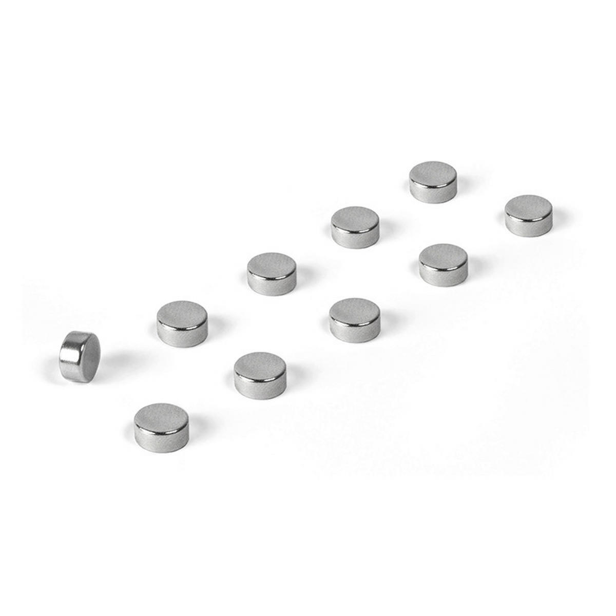 MAGNETSET  - Silberfarben, Basics (0,6/0,3cm)