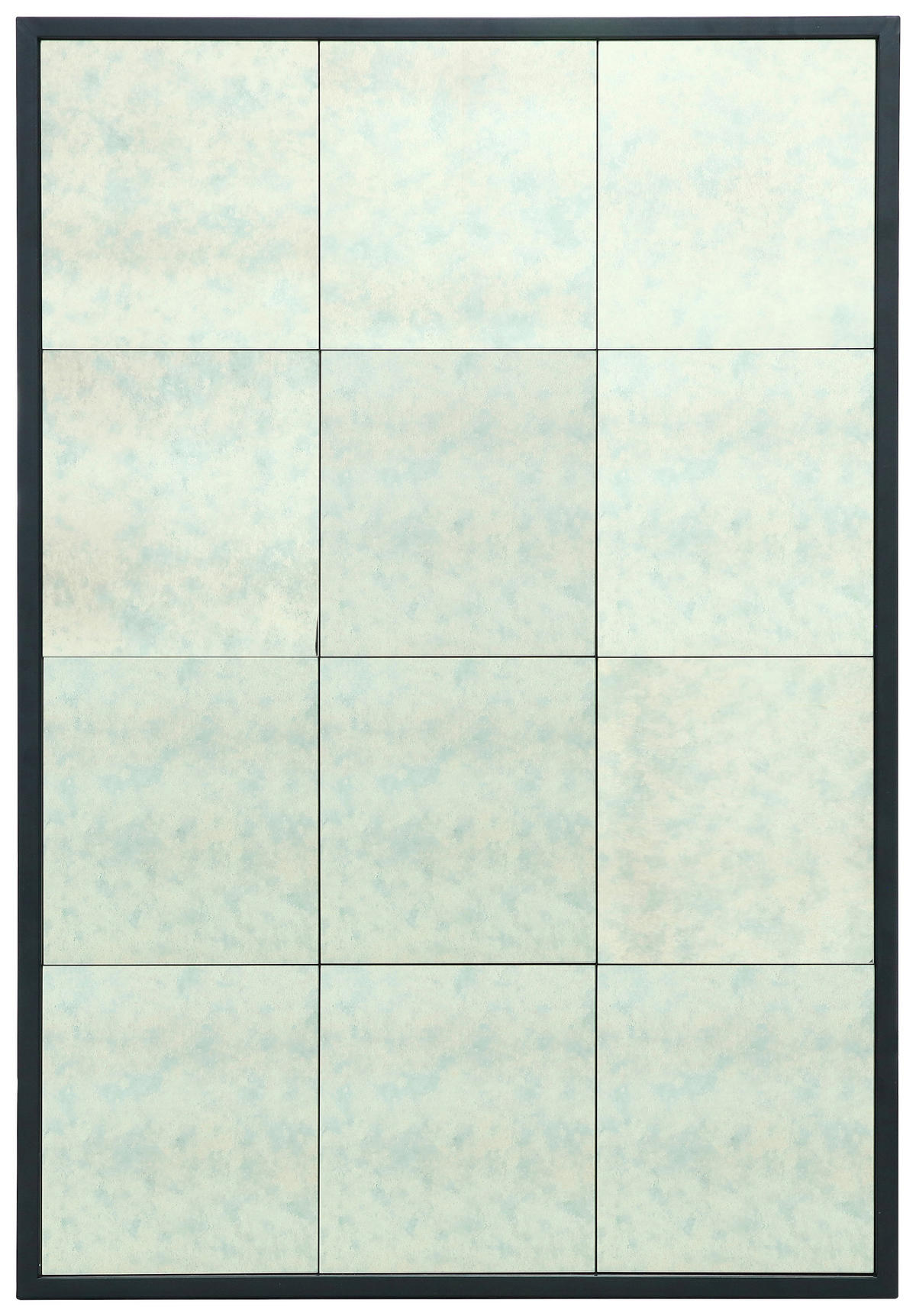 DEKOSPIEGEL - Klar/Schwarz, Design, Glas/Holzwerkstoff (80/120/2cm) - MID.YOU