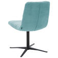 STUHL - Petrol/Schwarz, Design, Textil/Metall (52/88/66cm) - Dieter Knoll
