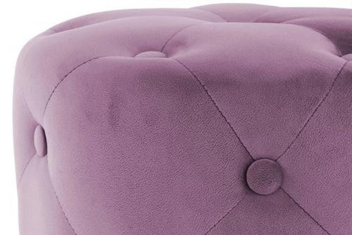 TABURETKA, drevo, kov, textil, kompozitné drevo, 40/40/40 cm - lila/zlatá, Basics, kov/drevo (40/40/40cm)