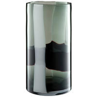 VASE BANDA NERA 39,50 cm  - Schwarz/Weiß, Basics, Glas (20,00/39,50/20,00cm) - Leonardo