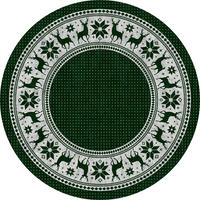 SZENNYFOGÓ SZŐNYEG - sötétzöld, Basics, műanyag (90cm) - X-Mas