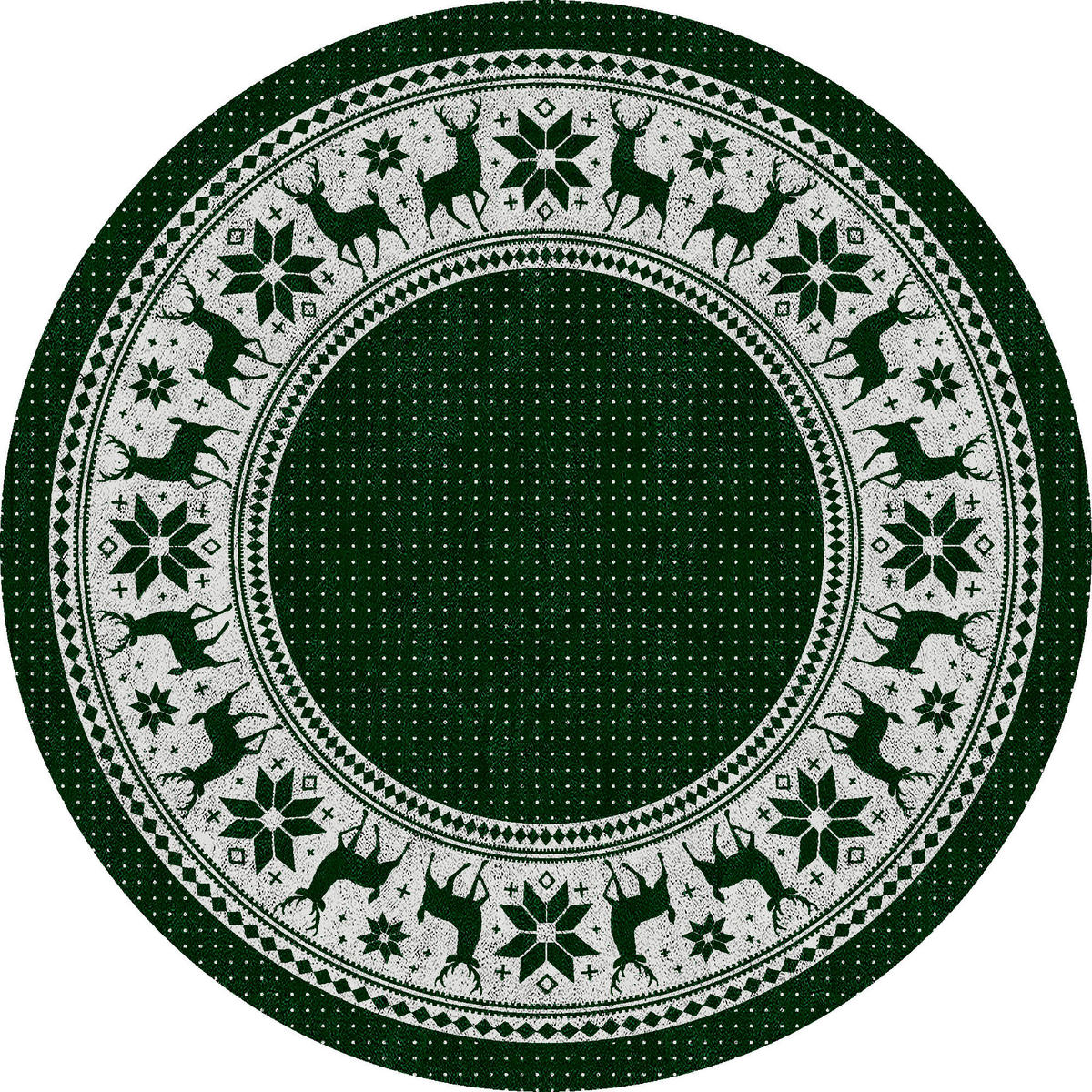 SZENNYFOGÓ SZŐNYEG - sötétzöld, Basics, műanyag (90cm) - X-Mas