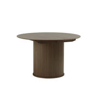 ESSTISCH in Holzwerkstoff 120-167/120/75 cm  - Eichefarben/Dunkelbraun, Trend, Holzwerkstoff (120-167/120/75cm) - home24