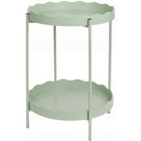 POMOĆNI STOČIĆ   - žalfijazelena, Osnovno, drvo/metal (40.5/40.5/54cm)