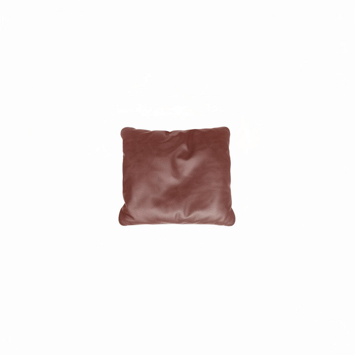 ZIERKISSEN   71/64/15 cm  - Rot, Design, Leder (71/64/15cm) - Livetastic
