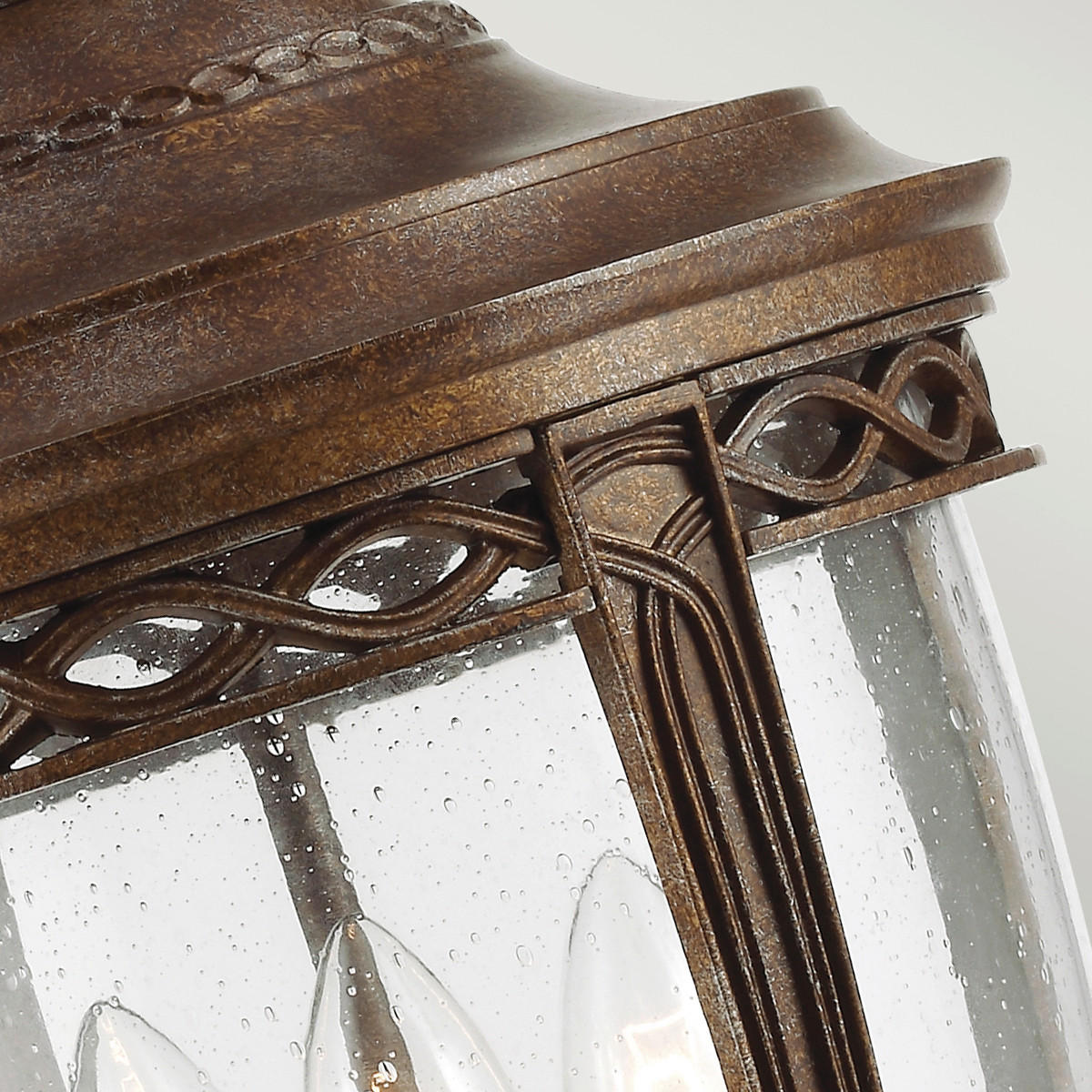 AUSSENHÄNGELEUCHTE - Bronzefarben, Basics, Glas/Metall (26.7/68cm) - Elstead Lighting