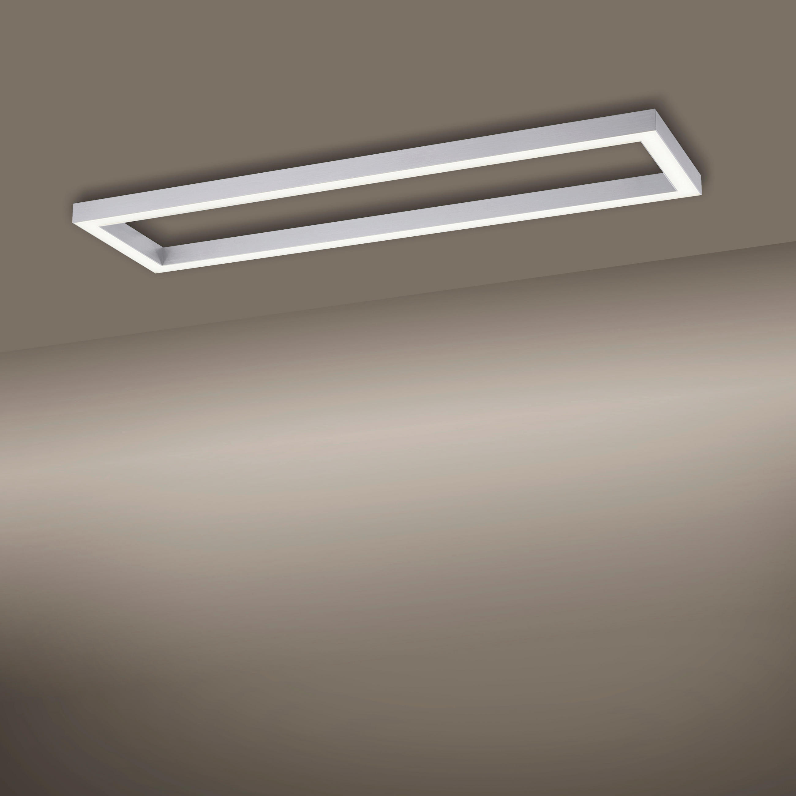 STROPNÉ LED SVIETIDLO,  - hliníková, Design, kov/plast (110/30cm)