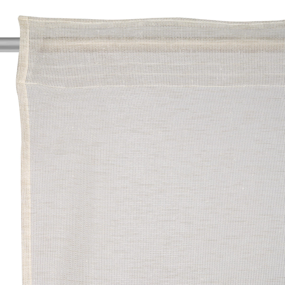 HOTOVÝ ZÁVĚS, průhledné, 140/245 cm - béžová, Basics, textil (140/245cm) - Esposa