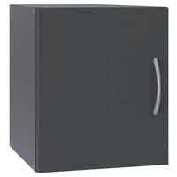 NASTAVEK ZA OMARO - barve aluminija/barve grafita, Konvencionalno, umetna masa/leseni material (45/40/40cm) - Xora