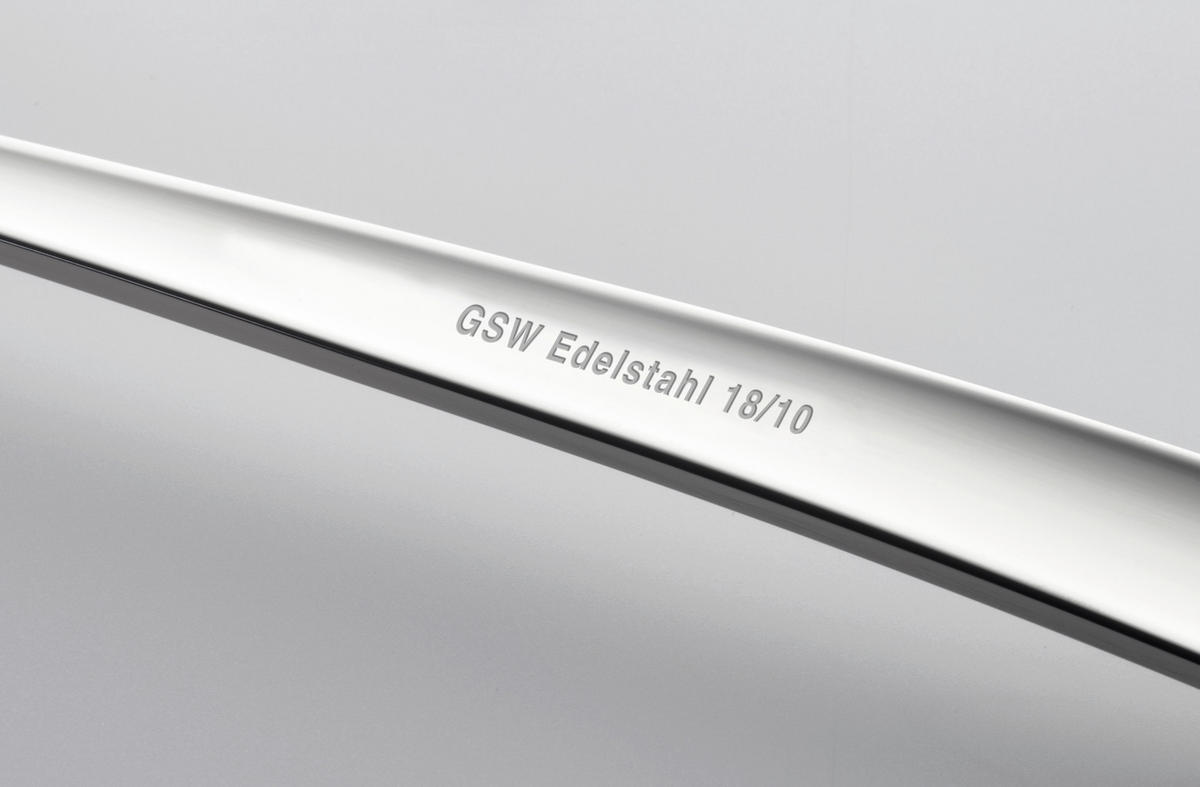 BESTECKSET BESTECK 30-teilig Edelstahl  - Edelstahlfarben, Basics, Metall - GSW