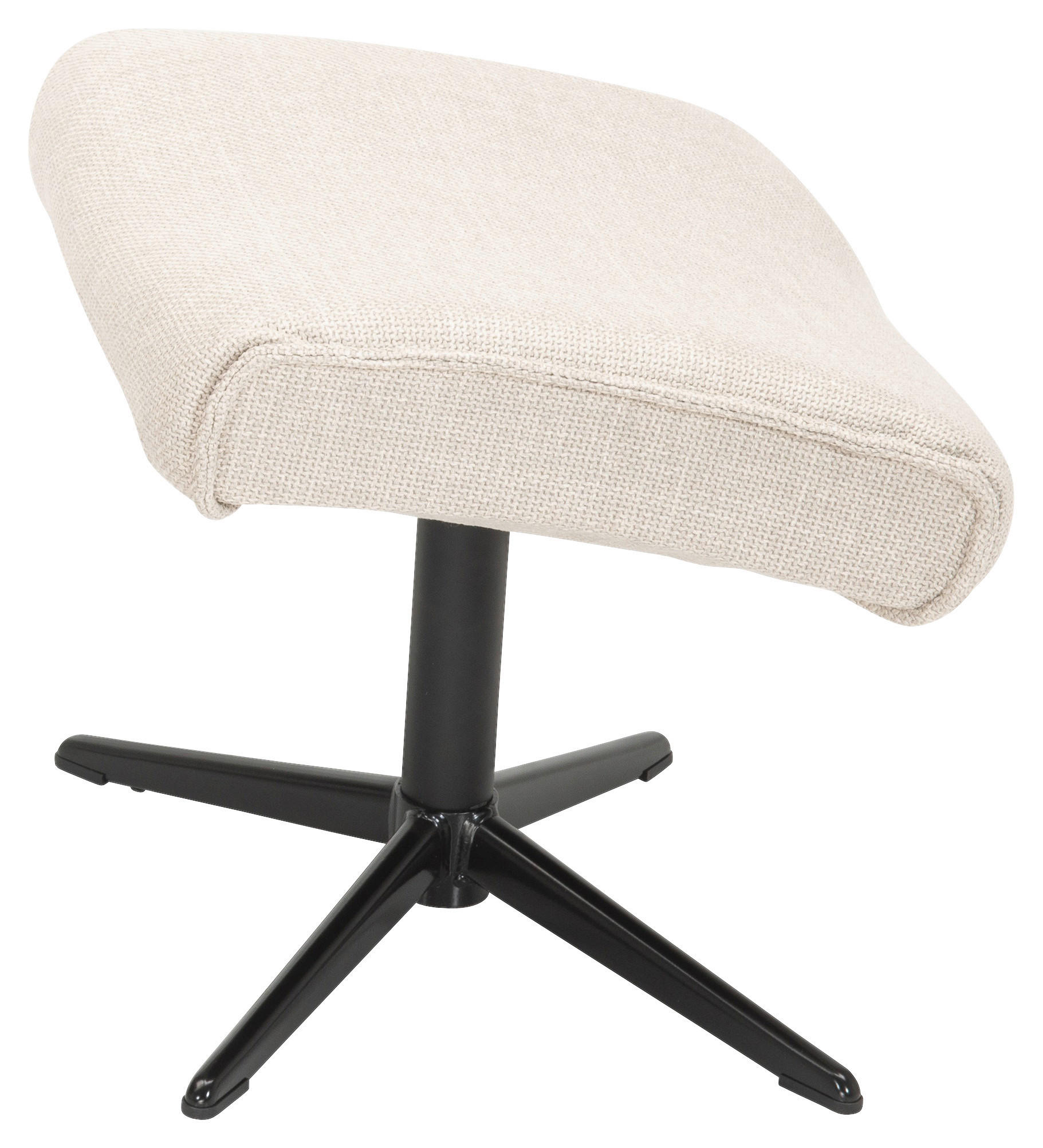 PALL i trä, metall, textil svart, beige  - beige/svart, Klassisk, metall/trä (46/42/42cm) - Welnova