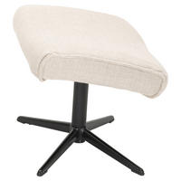 PALL i trä, metall, textil svart, beige  - beige/svart, Klassisk, metall/trä (46/42/42cm) - Welnova