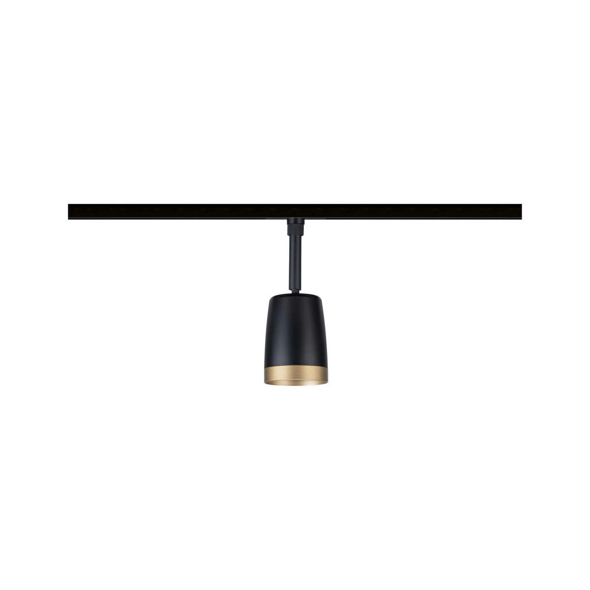 SCHIENENSYSTEM-STRAHLER 6,5/19,3 cm  - Schwarz, Design, Metall (6,5/19,3cm) - Paulmann