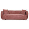 BIGSOFA in Flachgewebe Rostfarben  - Rostfarben/Schwarz, Konventionell, Kunststoff/Textil (228/73/103cm) - Ambia Home