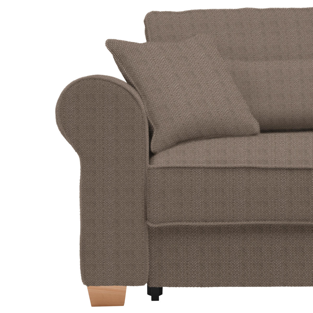 HÖRNSOFFA i brun  - brun, Modern, trämaterial/trä (255/185cm) - MID.YOU