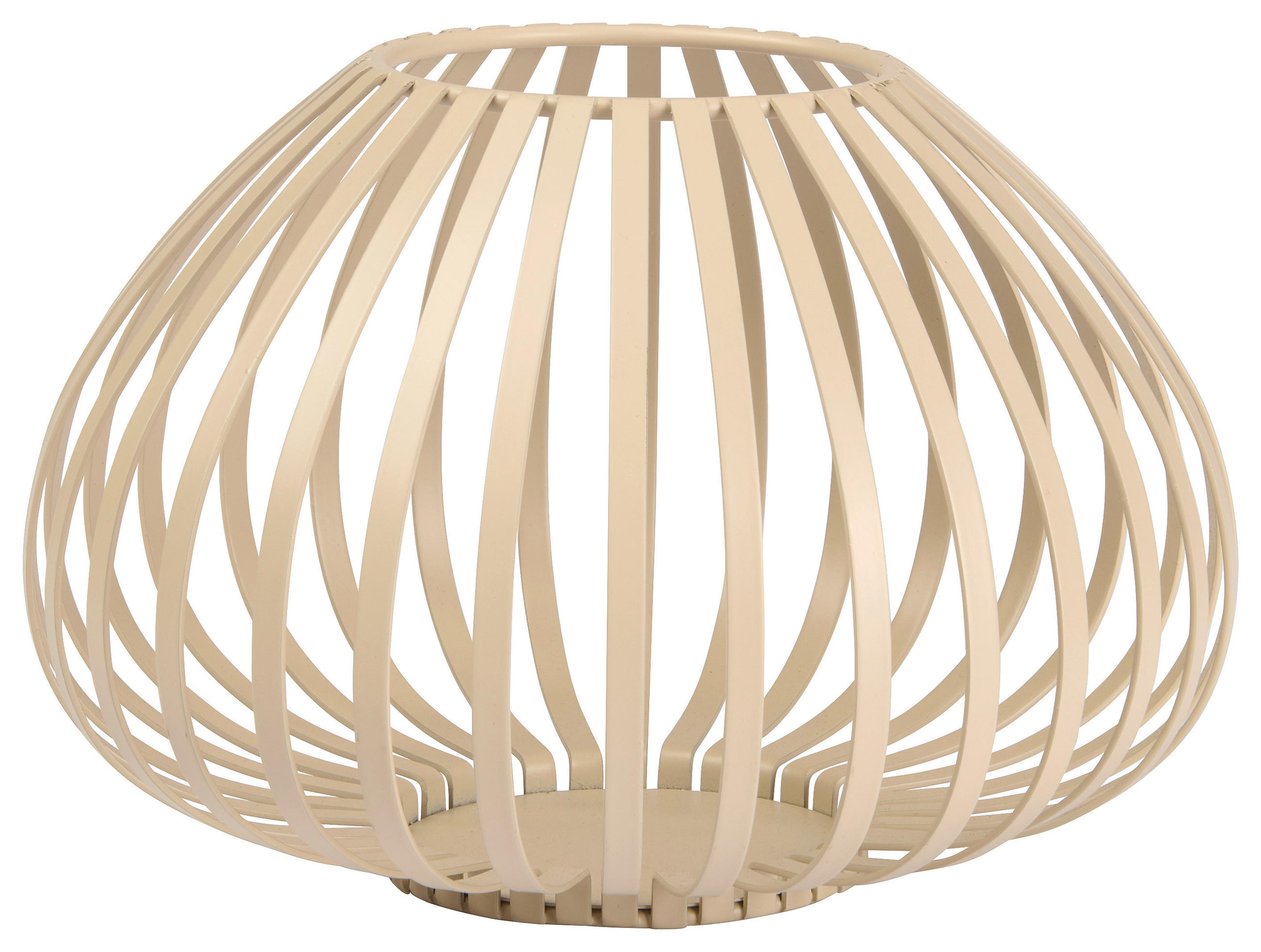 STOJAN NA SVÍČKU  kov - béžová, Basics, kov (21/14cm) - Ambia Home