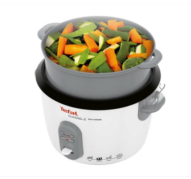 RISKOKARE  - vit/grå, Basics (1,8l) - Tefal