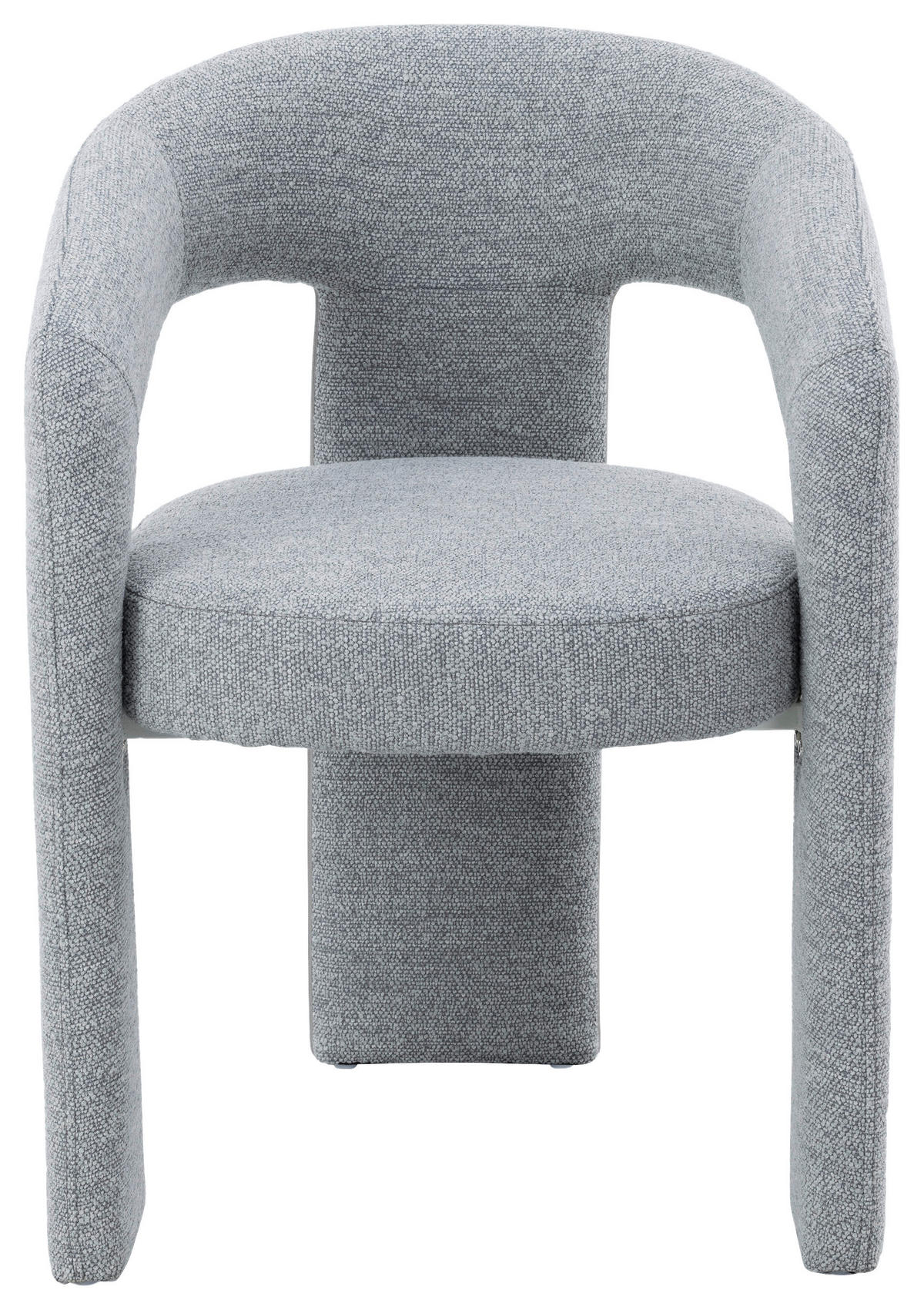STOLICA S NASLONOM ZA RUKE  siva  metal, tekstil      - siva, Moderno, metal/tekstil (58/81/61cm) - Niels Andersson