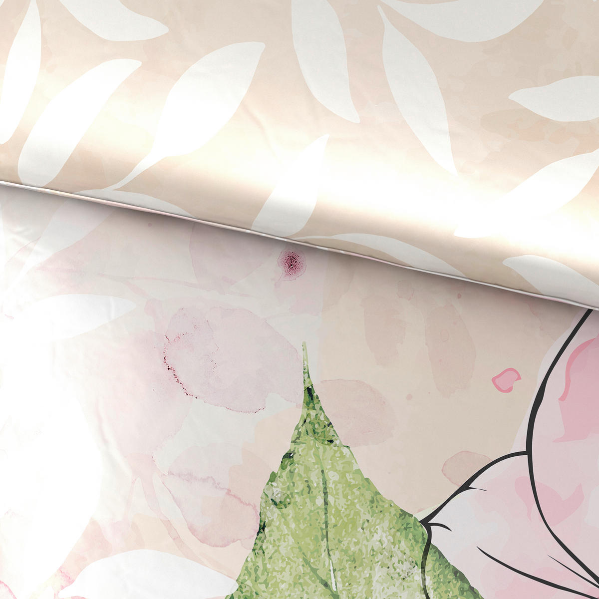 POSTELJINA 140/200 cm saten višebojna  - višebojna, Konvencionalno, tekstil (140/200cm) - Esposa