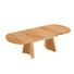 COUCHTISCH in 125(165,5)/54-73/71 cm Birnbaumfarben - Birnbaumfarben, KONVENTIONELL, Holz/Metall (125(165,5)/54-73/71cm) - VENDA