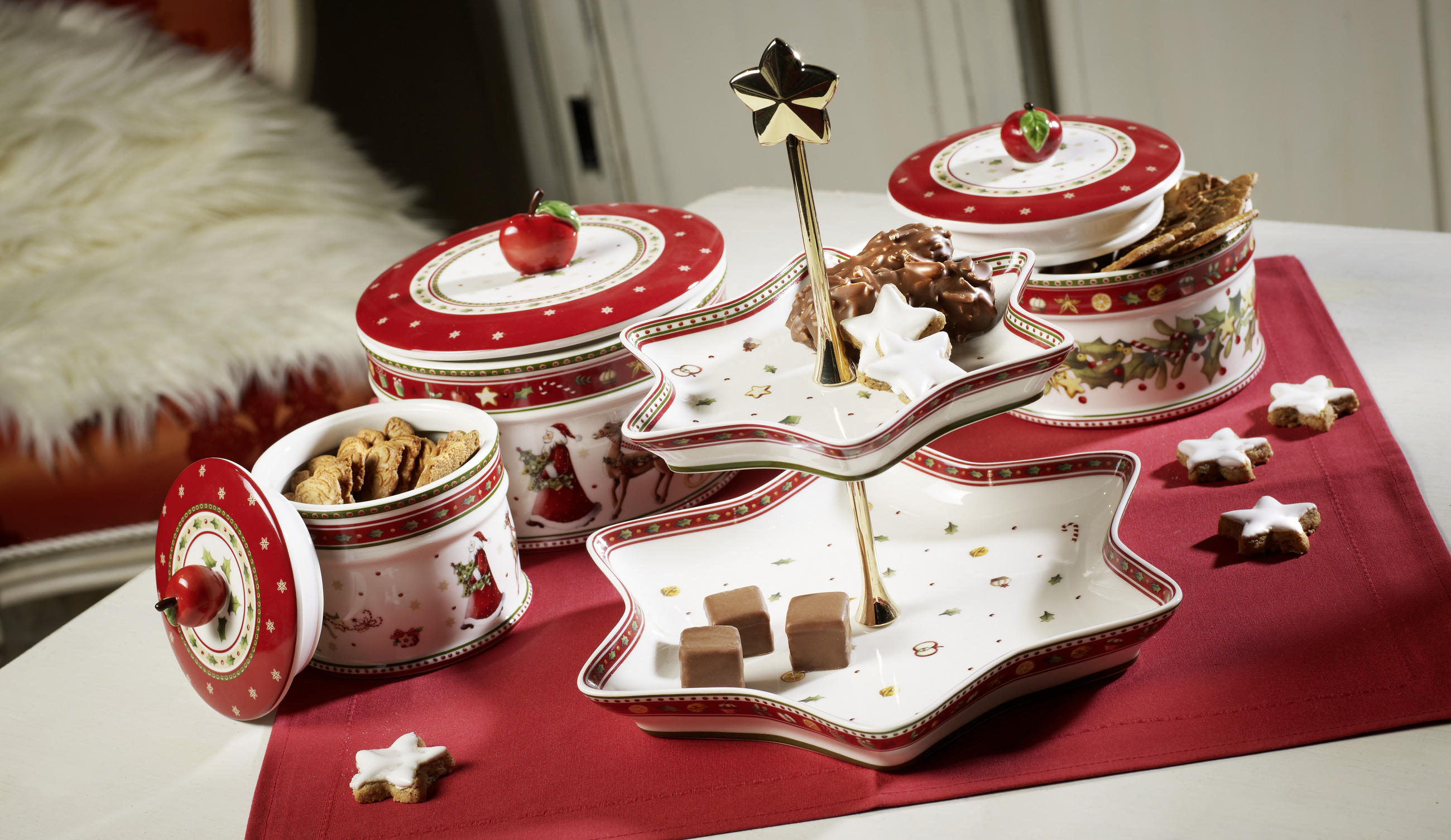 KUTIJA ZA KEKS - zelena/bela, Osnovno, keramika (11/12cm) - Villeroy & Boch