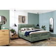 BOXSPRINGBETT 180/200 cm in Mintgrün - Schwarz/Mintgrün, Design, Textil/Metall (180/200cm) - Esposa