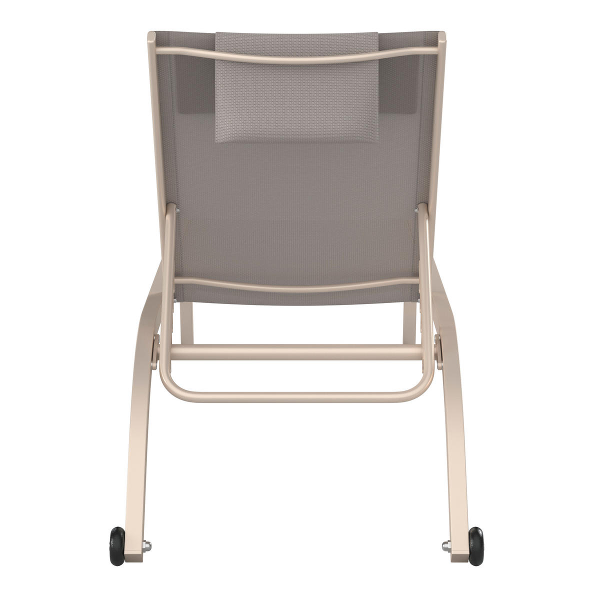 SONNENLIEGE 198/34/87/62 cm  - Creme, MODERN, Textil/Metall (198/34/87/62cm) - Ambia Garden