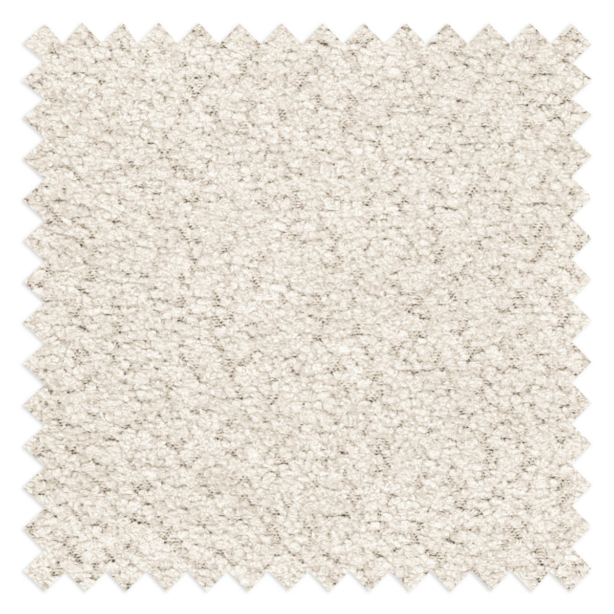 ECKSOFA Chenille Creme  - Creme/Schwarz, Design, Kunststoff/Textil (243/284cm) - P & B
