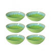 SUPPENTELLERSET Hellgrün 6-teilig Feinsteinzeug TAORMINA  - Hellgrün, Basics, Keramik (21.5cm) - Costa Nova