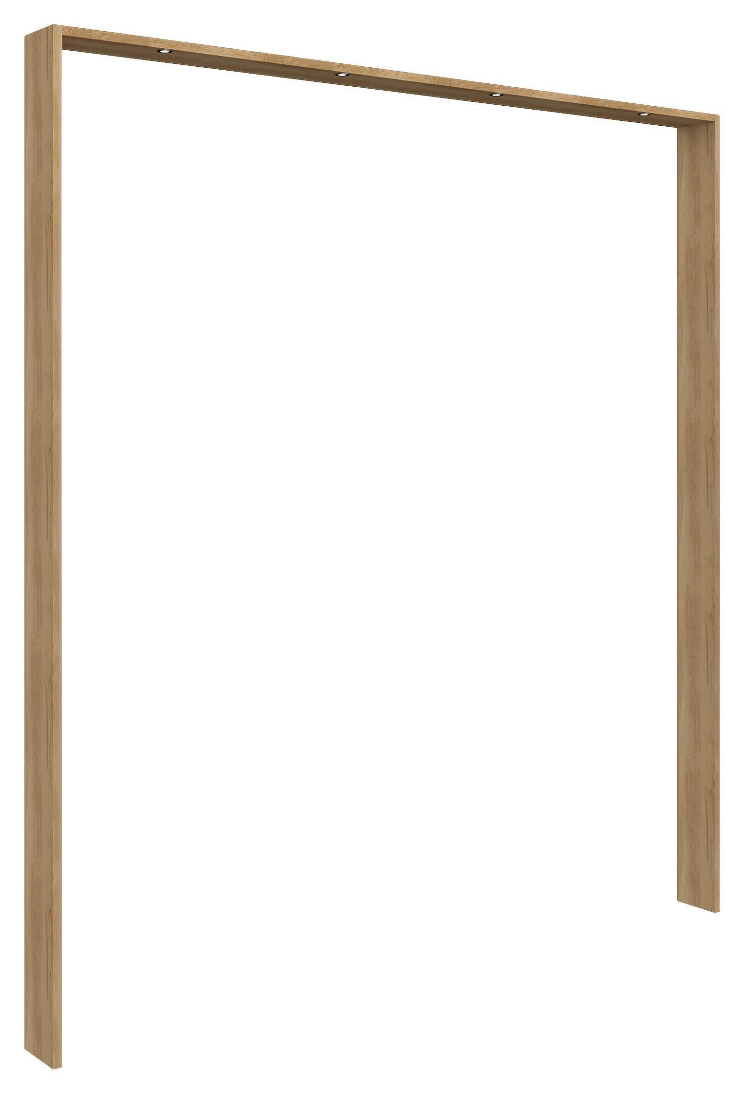 PASSEPARTOUT 206,2/227,5/12 cm   - Eichefarben, Modern, Holz (206,2/227,5/12cm) - Xora