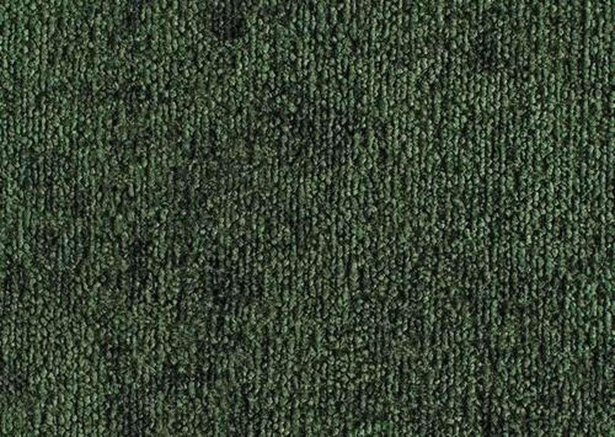 ECKSOFA in Chenille Dunkelgrün  307/194 cm  - Dunkelgrün/Schwarz, Design, Kunststoff/Textil (307/194cm) - Carryhome