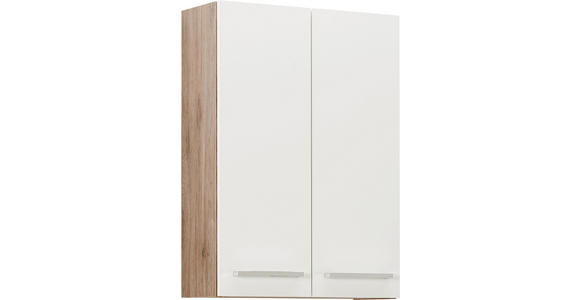 HÄNGESCHRANK 50/70/20 cm  - Chromfarben/Eiche San Remo, Design, Holzwerkstoff (50/70/20cm) - Xora