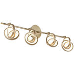 DECKENLEUCHTE    83/14/21,3 cm  - Weiß/Cappuccino, Trend, Kunststoff/Metall (83/14/21,3cm) - Novel