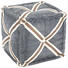 HOCKER in Textil Grau, Weiß, Beige - Beige/Weiß, Trend, Textil (46/44/46cm) HOCKER in Textil Grau, Weiß, Beige - Beige/Weiß, Trend, Textil (46/44/46cm)