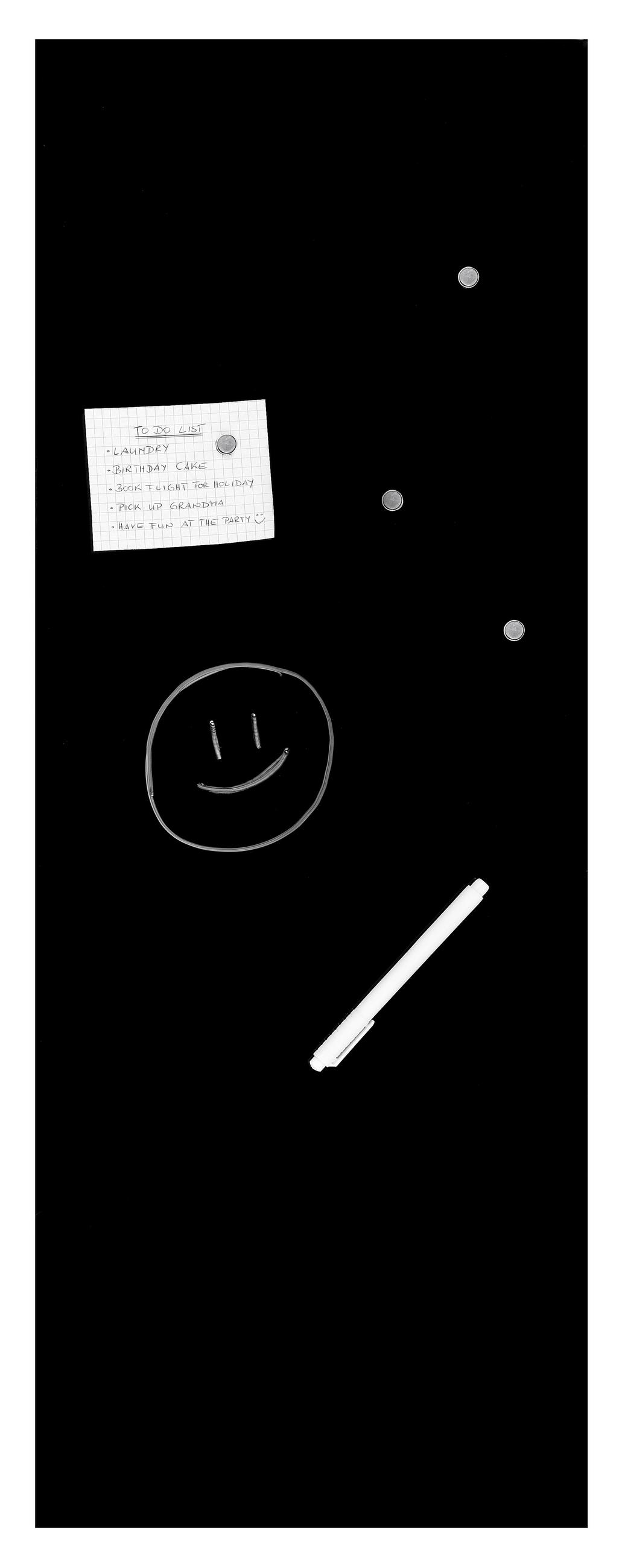 Euroart SKLENĚNÁ MAGNETICKÁ TABULE, sklo, 30/80 cm